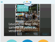 Tablet Screenshot of leucate.fr